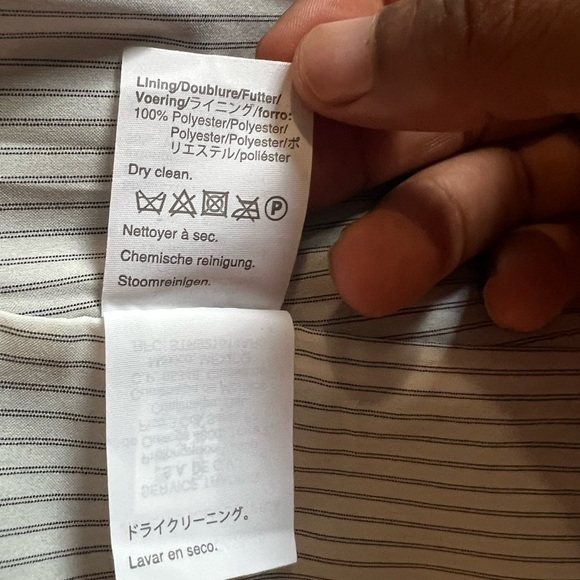 J.Crew Regent blazer in wool flannel Black Size 6P - Picture 10 of 10